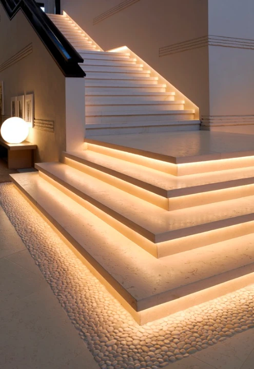 Marble stairs